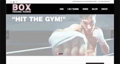 Desktop Screenshot of boxpersonaltraining.com